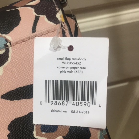 NWT Kate Spade Cameron Paper Rose Pink Crossbody Purse Bag - Picture 15 of 16